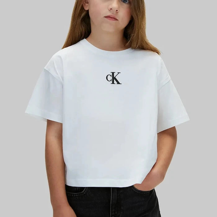 Calvin Klein Jeans çocuklar için basic pamuklu tişört