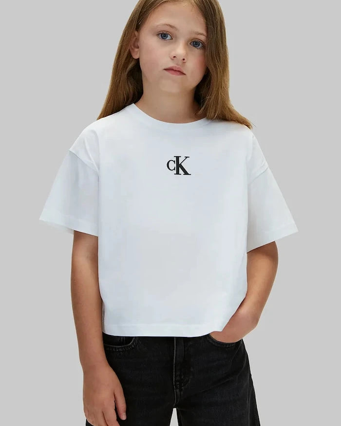 Calvin Klein Jeans çocuklar için basic pamuklu tişört