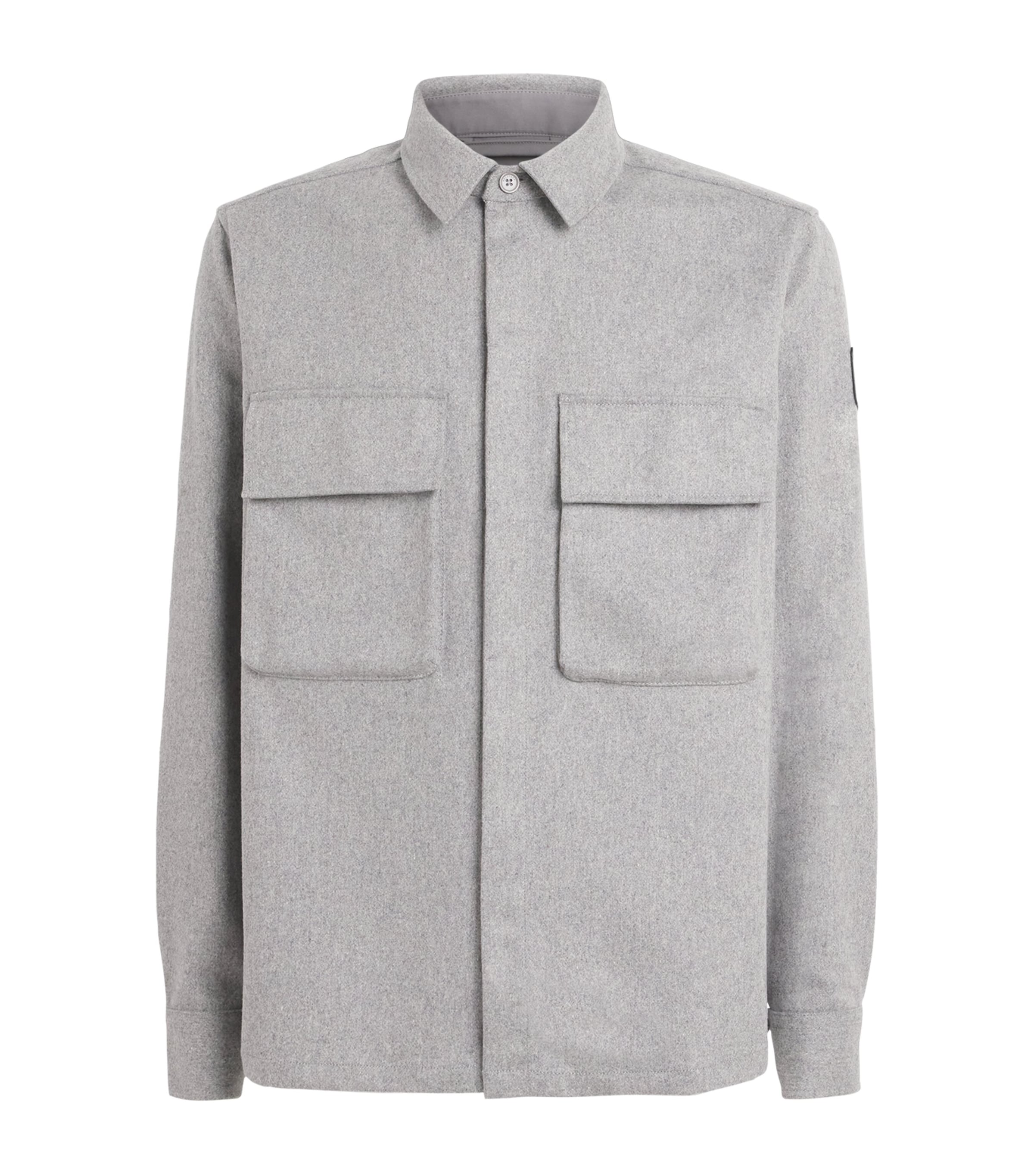 Wool-Blend Pointer Shirt
