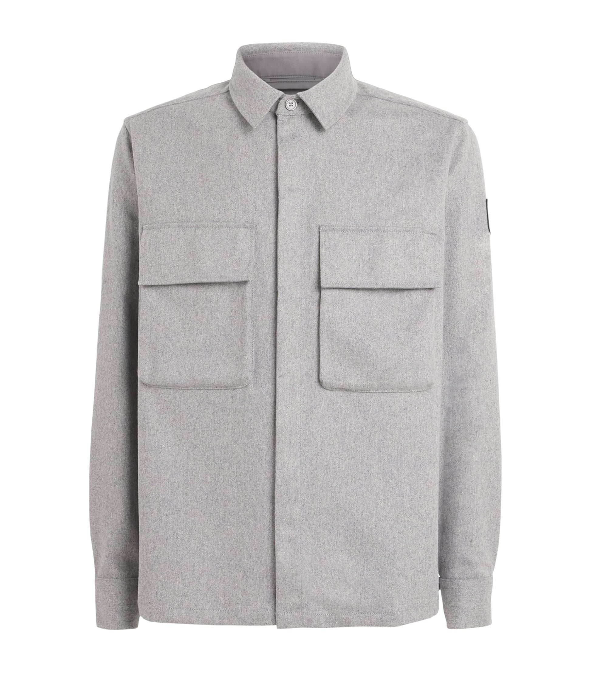 Wool-Blend Pointer Shirt