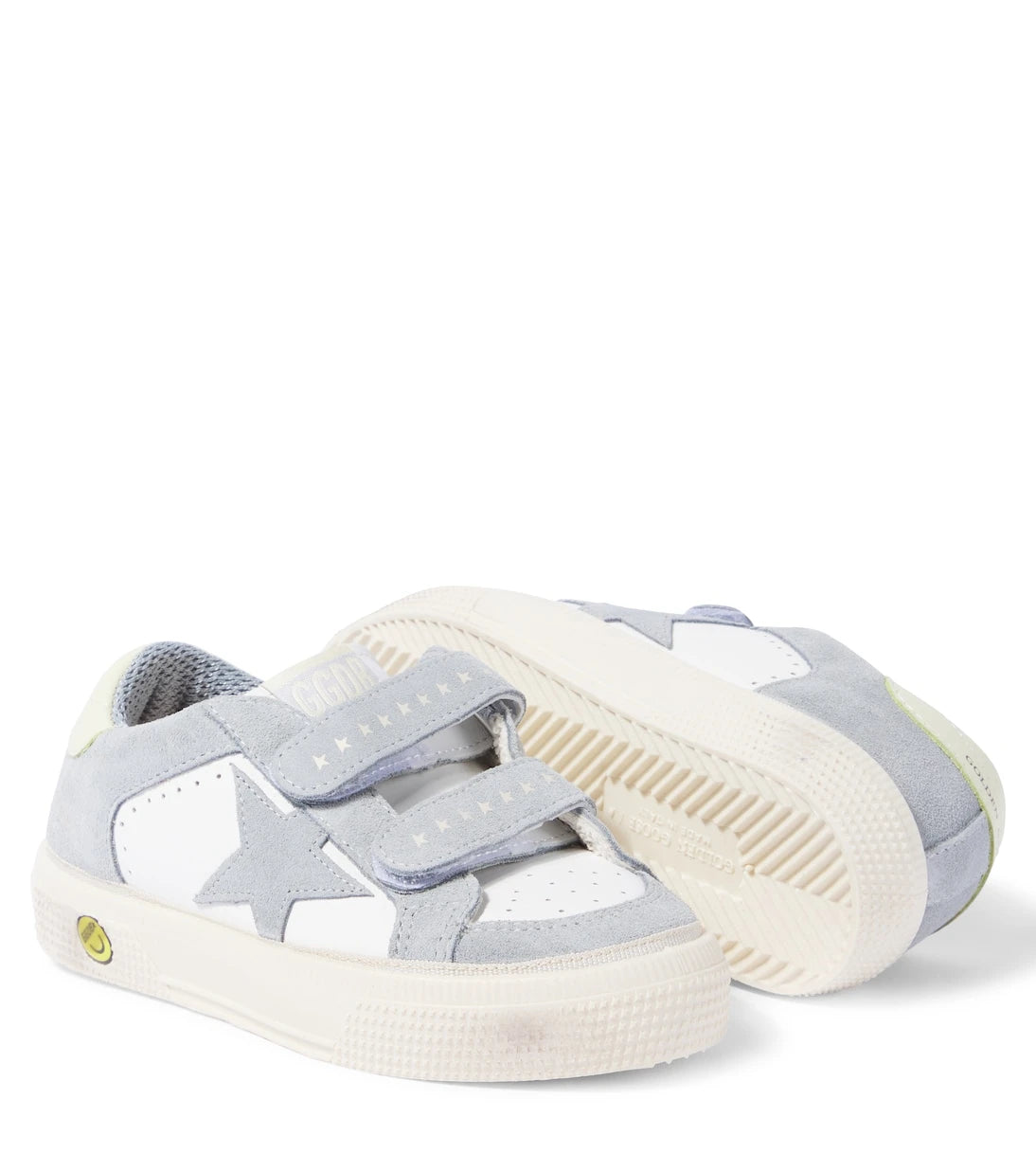 Golden Goose Kids - May suede and leather sneakers