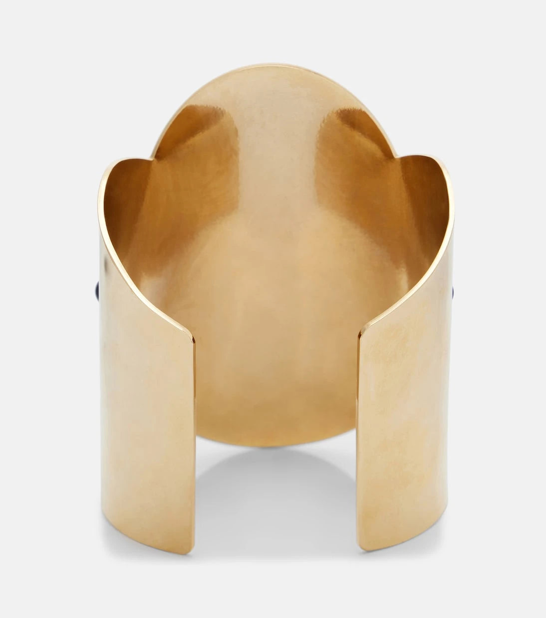 La DoubleJ - Scarab gold-plated cuff bracelet