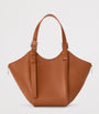 Leather Hammock Flip Tote Bag