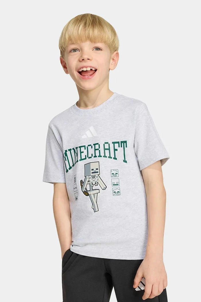 adidas тениска за деца от памук MINECRAFT