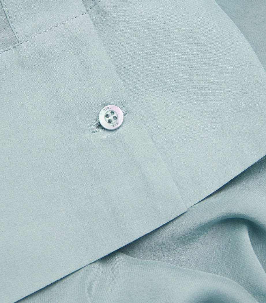 Blue Cotton Azura Mini Dress