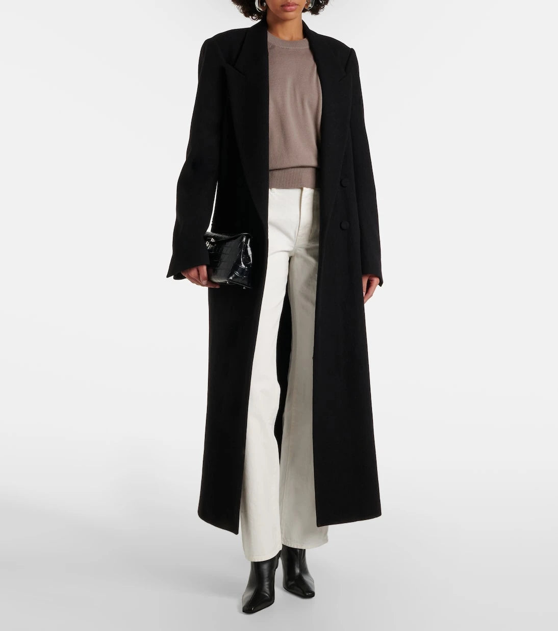 7 For All Mankind - Tess cotton and hemp straight pants