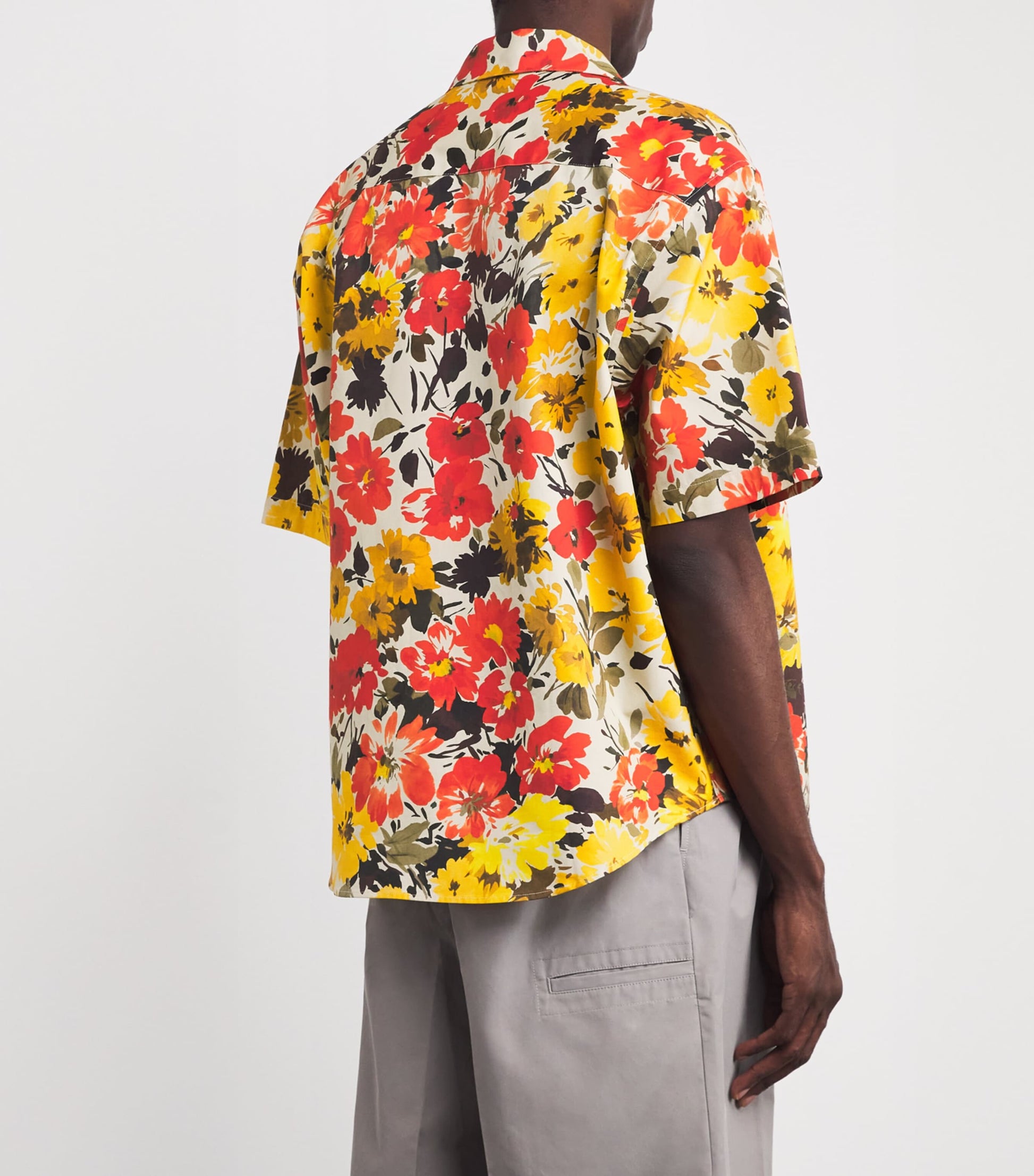 Cotton Floral Print Shirt