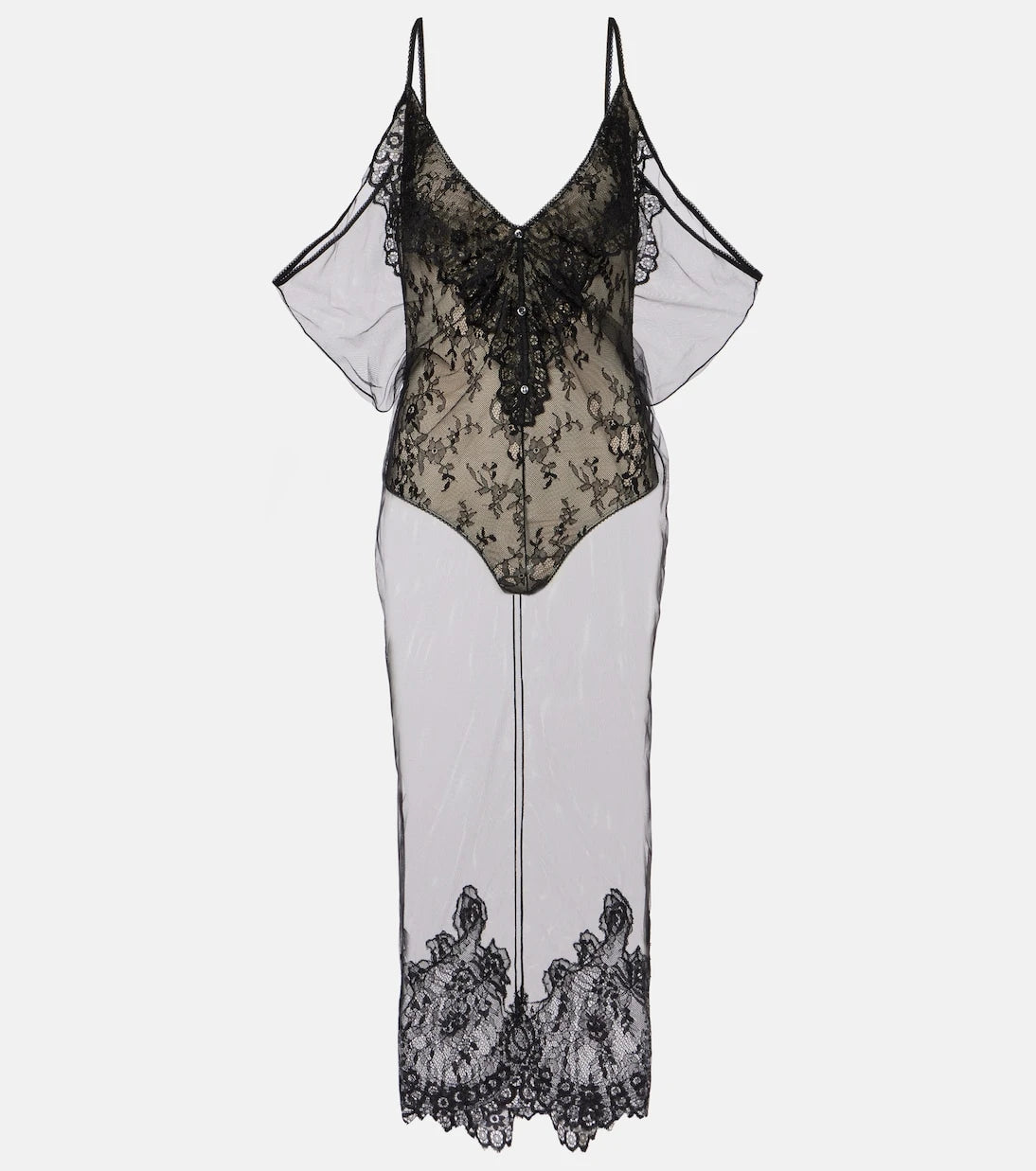 The Attico - Sheer lace bodysuit