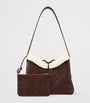 LOUIS VUITTON Suede CarryAll PM Shoulder Bag