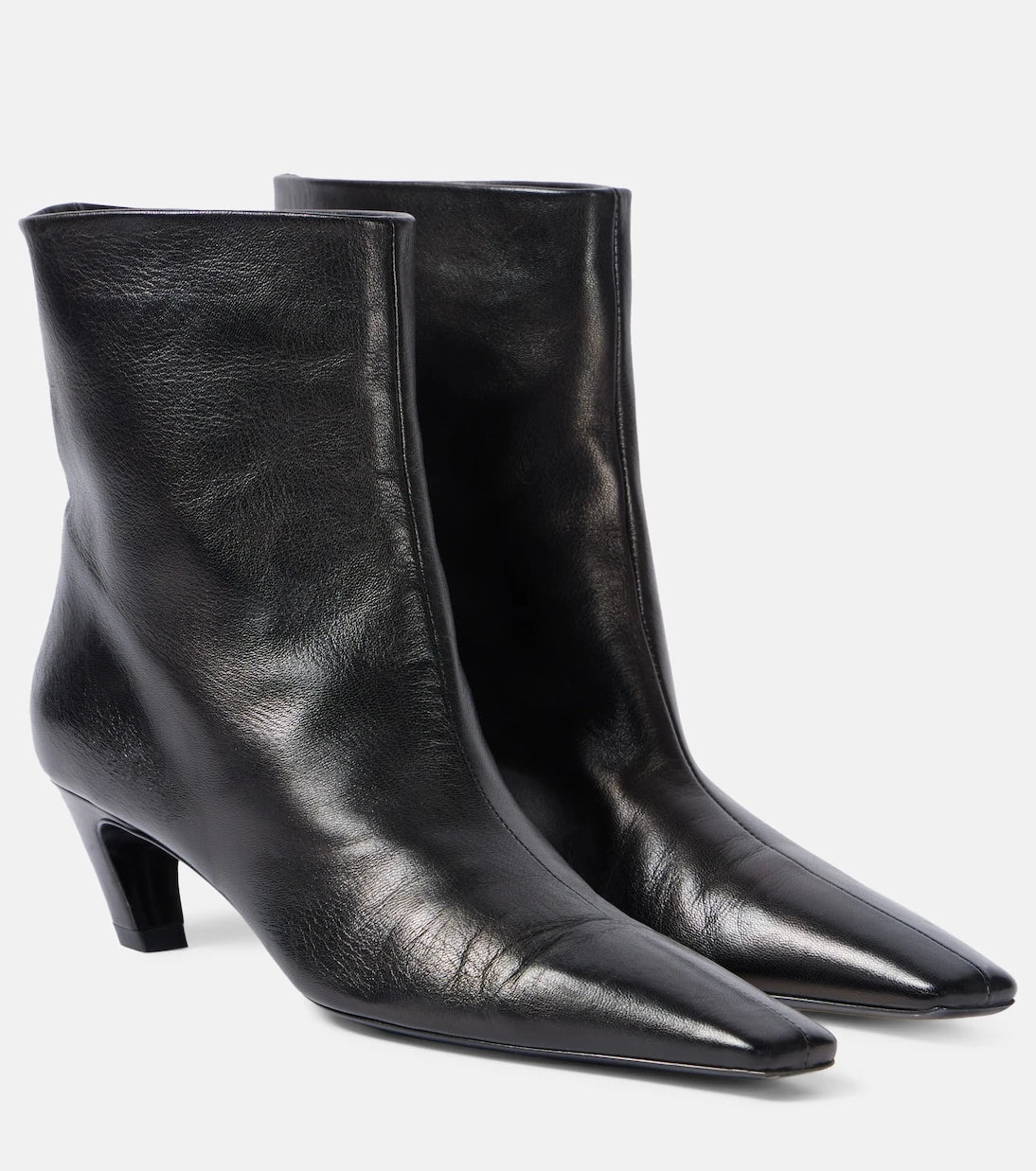 Khaite - Arizona leather ankle boots