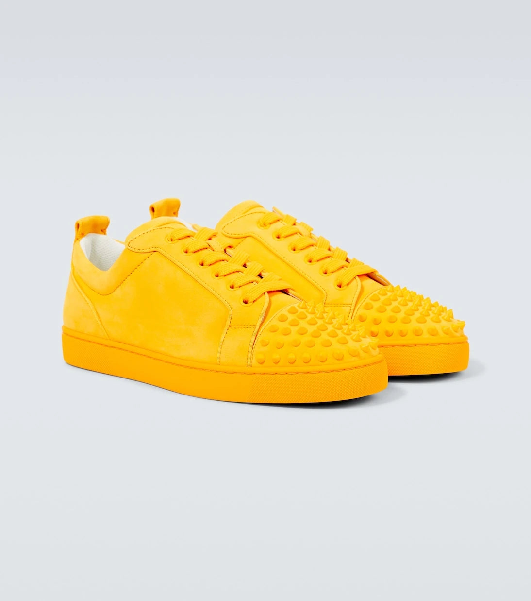 Christian Louboutin - Louis Junior Spikes suede sneakers