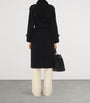 Burberry Black Long Castleford Trench Coat