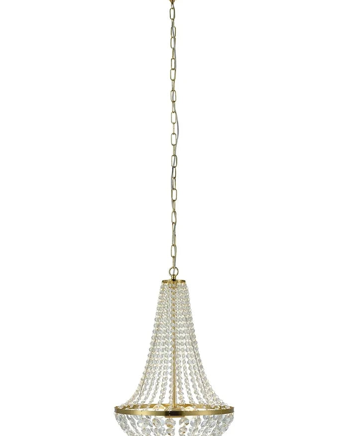 Markslöjd kristal camdan sarkıt lamba 55 x 40 x 40 cm