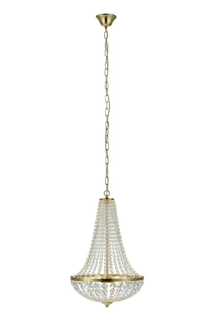 Markslöjd kristal camdan sarkıt lamba 55 x 40 x 40 cm