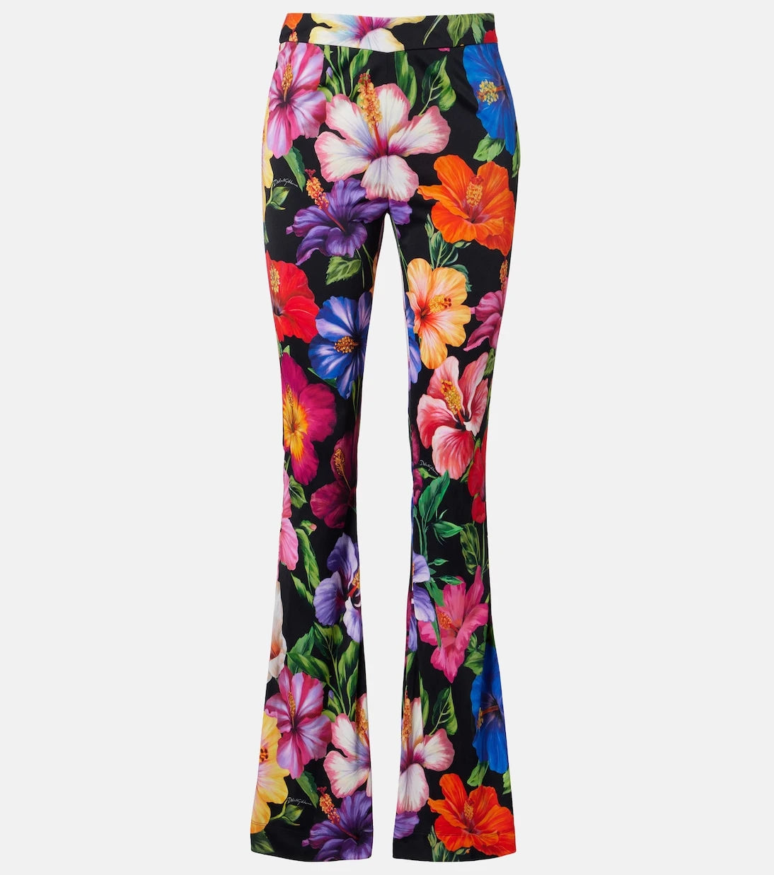 Dolce&Gabbana - Floral flared pants