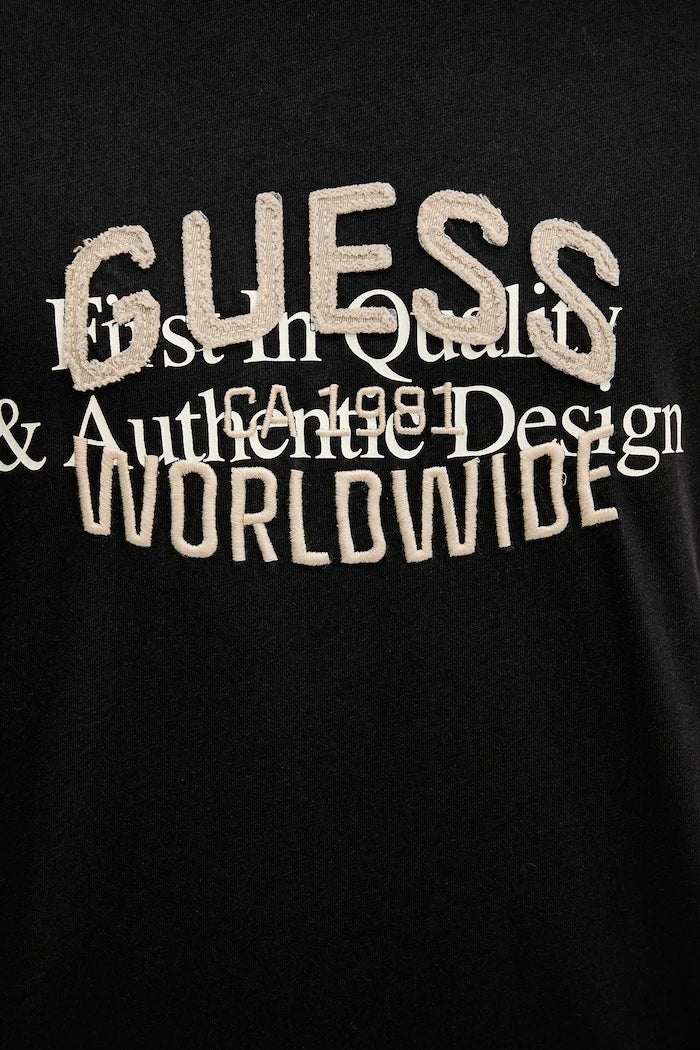 Guess WORLDWIDE Pamuklu Tişört