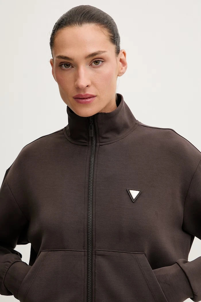 Guess Fermuarlı Kadın Modallı Sweatshirt OLYMPE