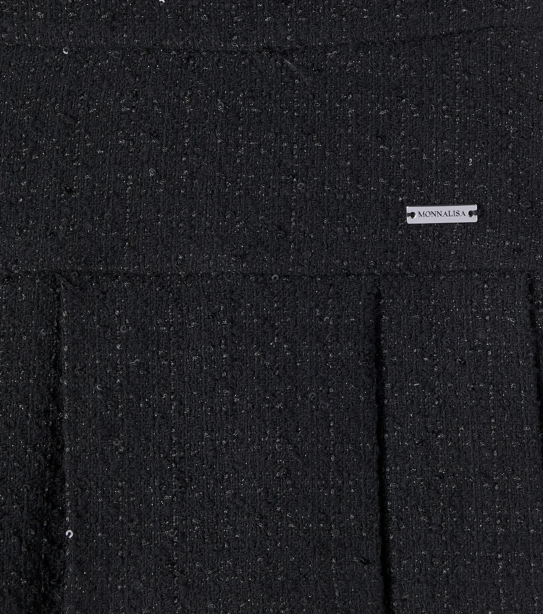 Monnalisa - Pleated tweed skirt