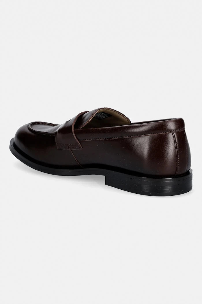 Кожени мокасини Calvin Klein ESS RUBBER PENNY LOAFER POL LTH