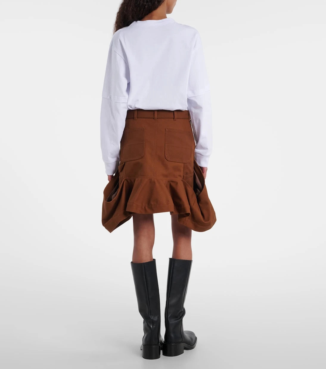 Sacai - x Carhartt cotton canvas miniskirt