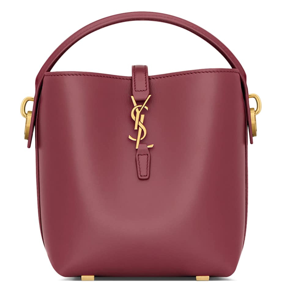 Saint Laurent Red Mini Le 37 Bucket Bag