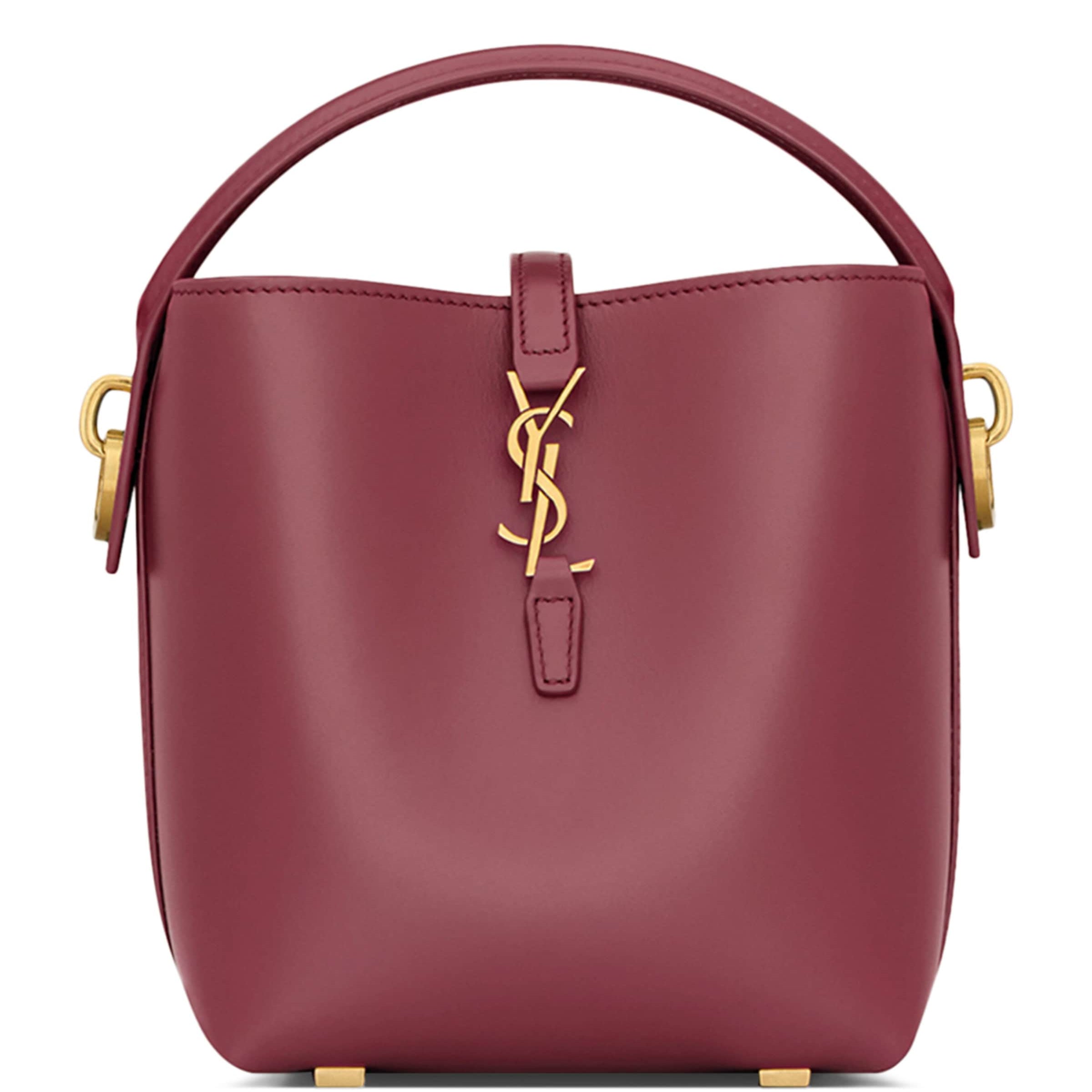 Saint Laurent Red Mini Le 37 Bucket Bag