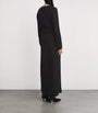 Toteme Black Slouch-Waist Maxi Dress