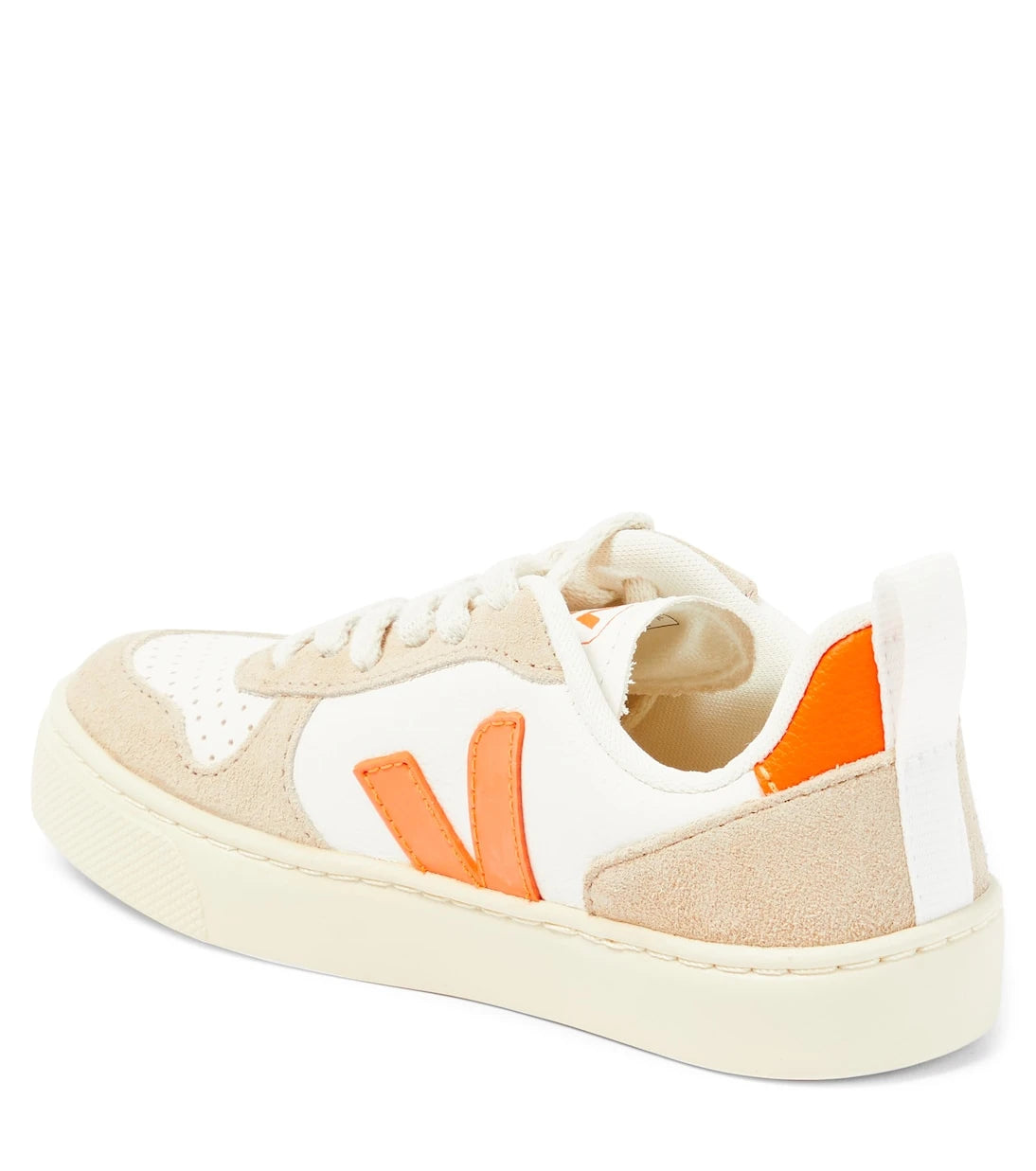 Veja Kids - V-10 leather sneakers