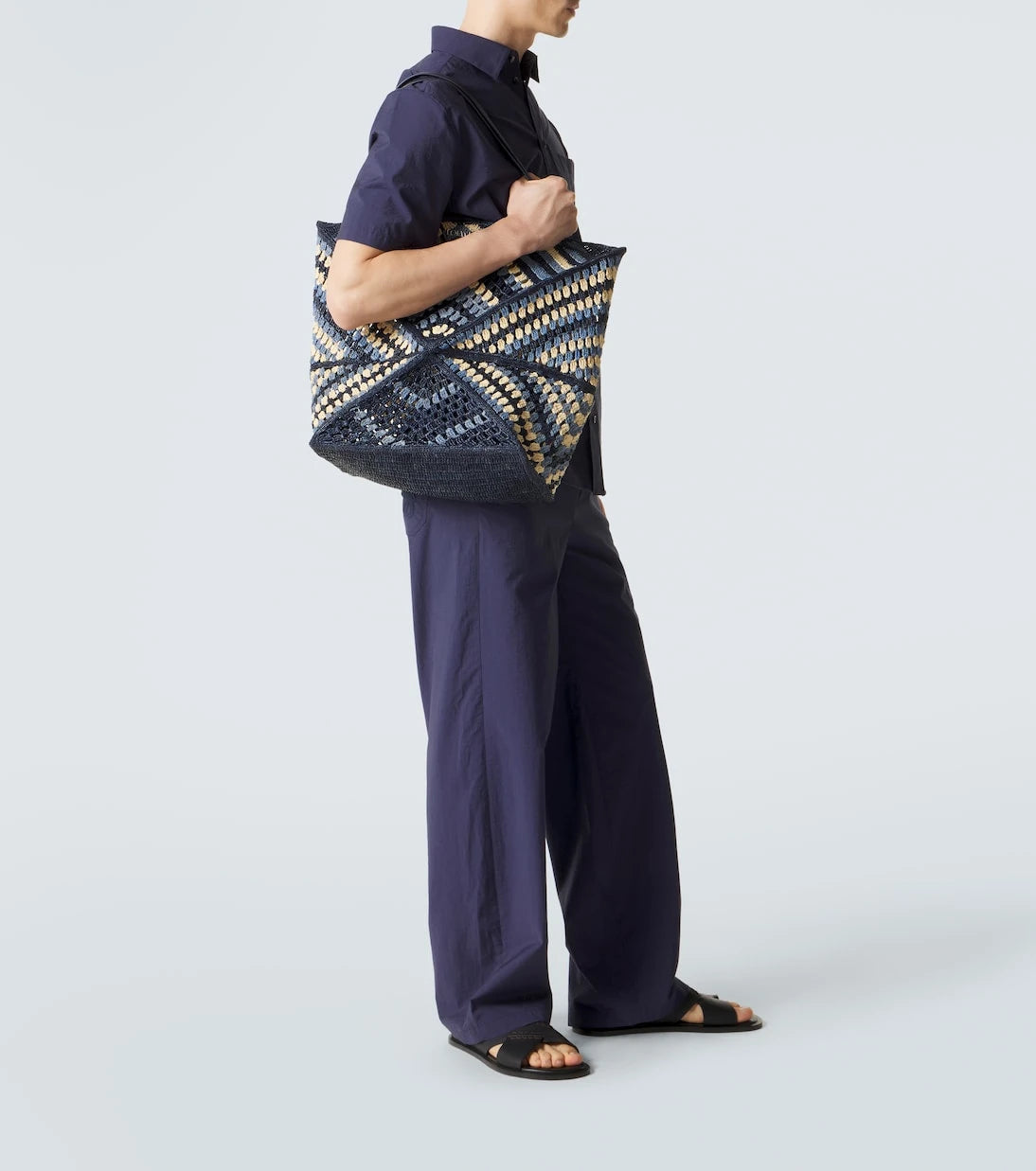 Loewe - حقيبة توت باولا إيبيزا بازل فولد XL