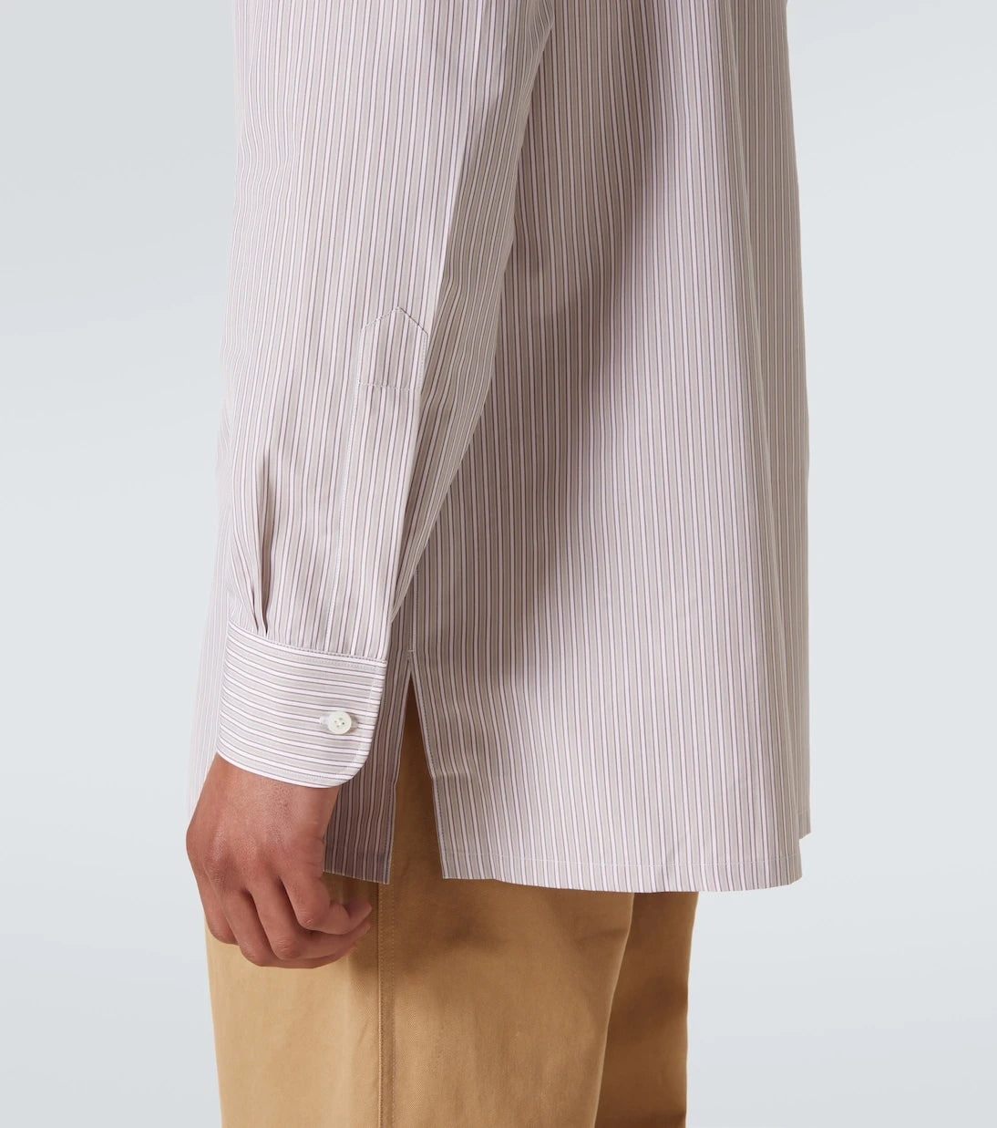 Charvet - Striped cotton poplin shirt
