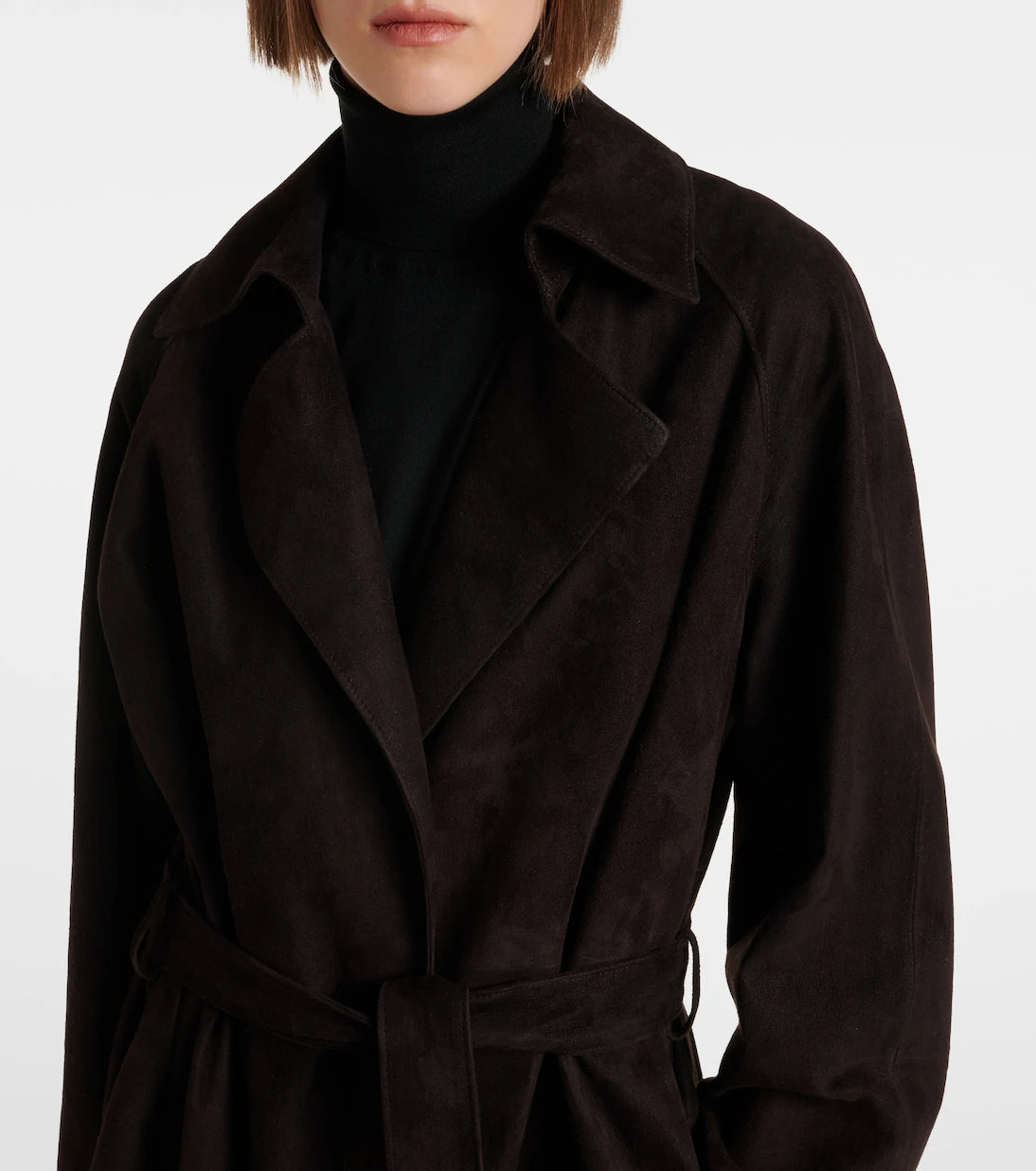 The Row - Poseidone suede coat