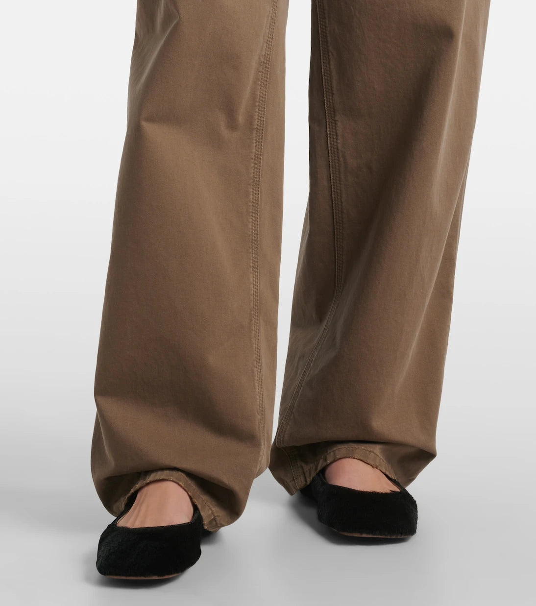 The Row - Sharka cotton gabardine wide-leg pants