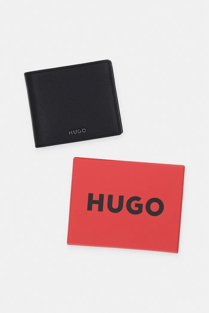 HUGO портфейл мъжки от кожа HUKE_4cc Coin