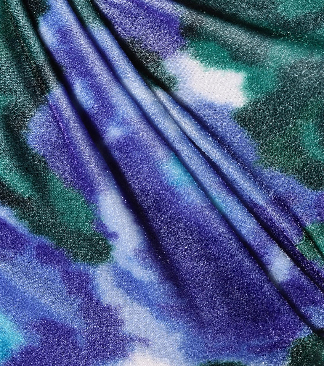 Richard Quinn - Floral velvet minidress