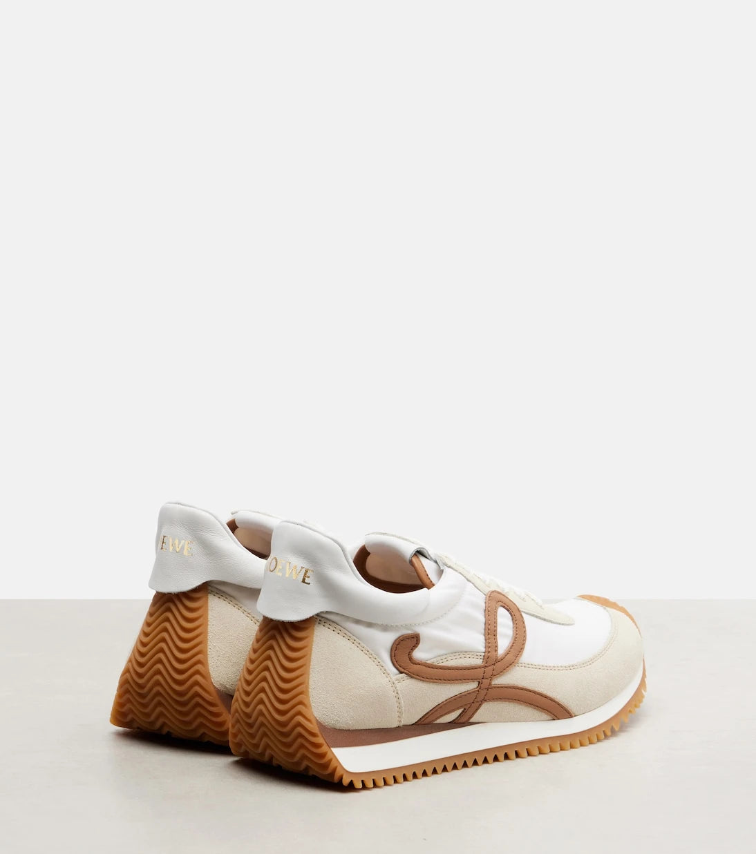 Loewe - Ballet Runner 2.0 suede-trimmed sneakers