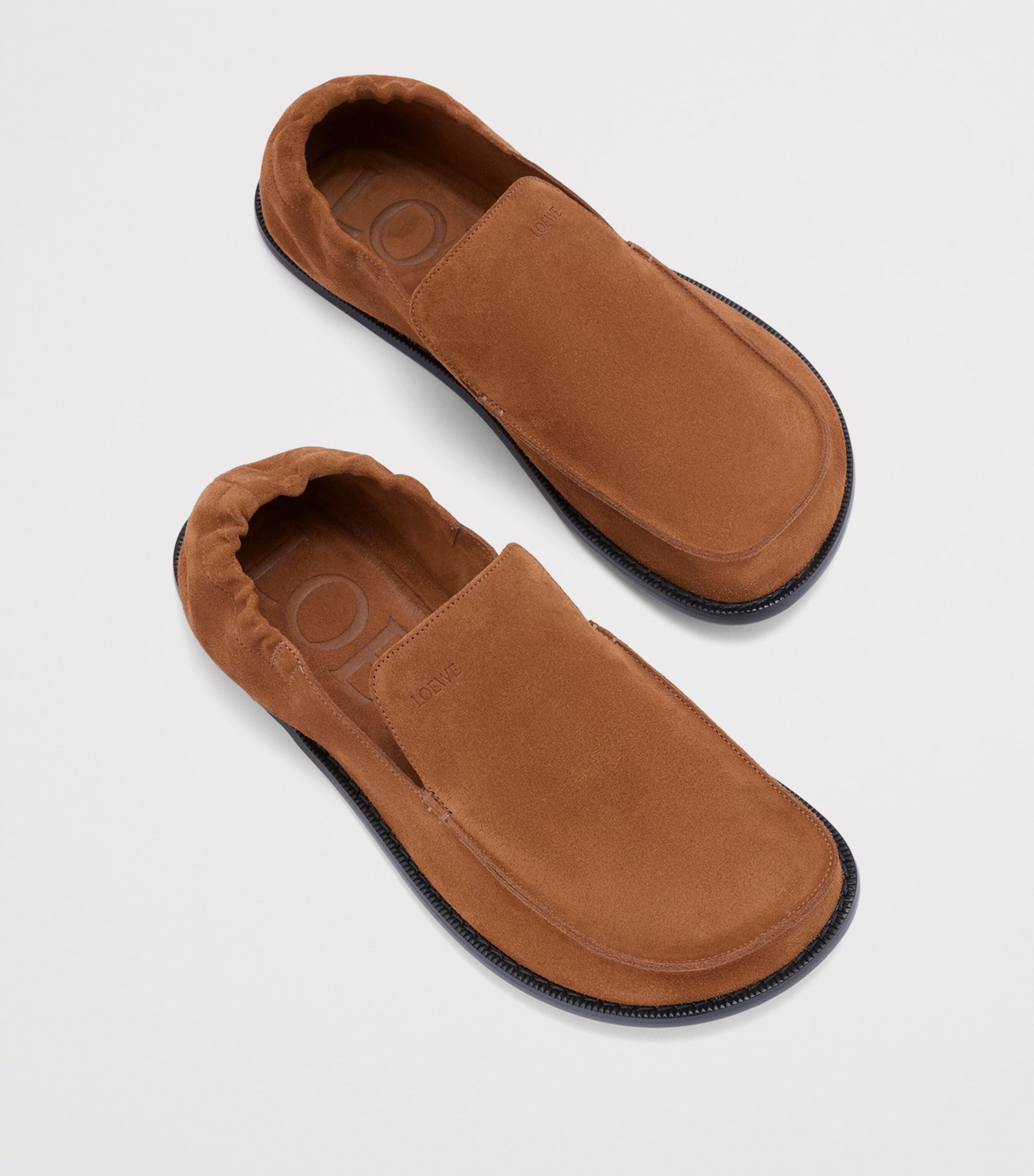 LOEWE Suede Flex Loafers