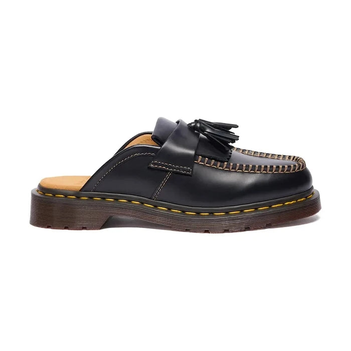 Dr. Martens чехли сабо дамски от кожа Adrian Mule
