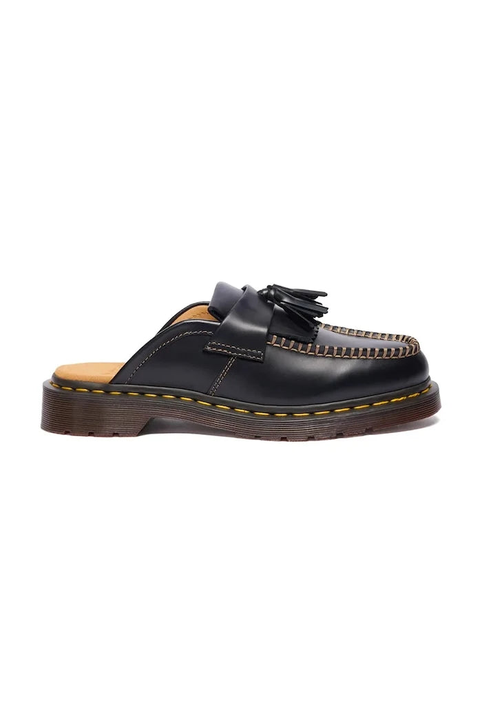 Dr. Martens чехли сабо дамски от кожа Adrian Mule