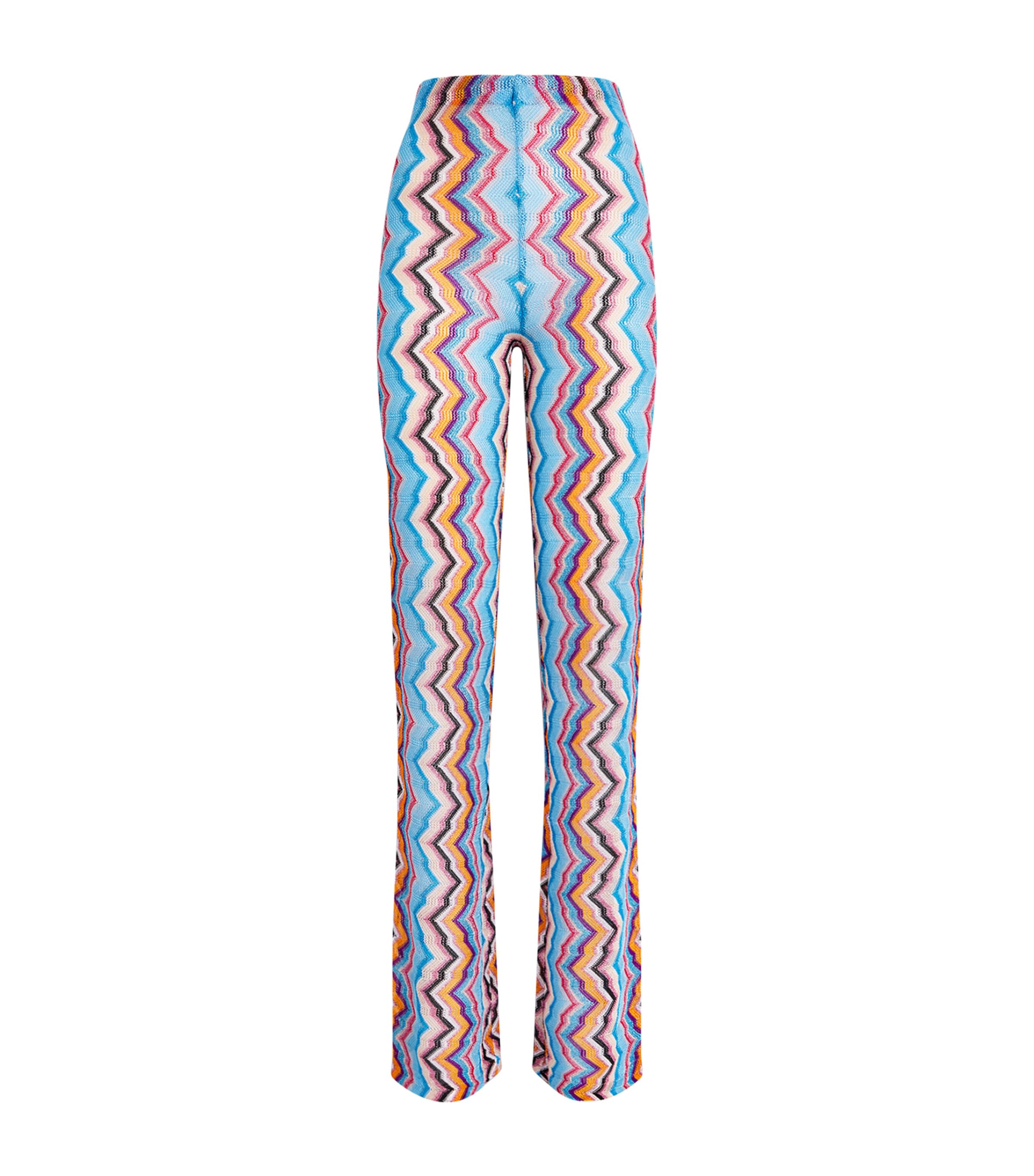 Missoni Multi Classic Zigzag Wide-Leg Trousers