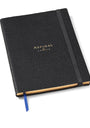Grained Leather Bound A5 Notebook