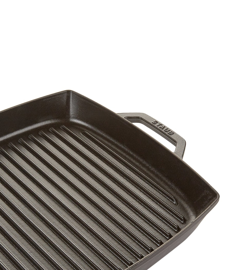 Black Double Handle Square Grill (33cm x 33cm)