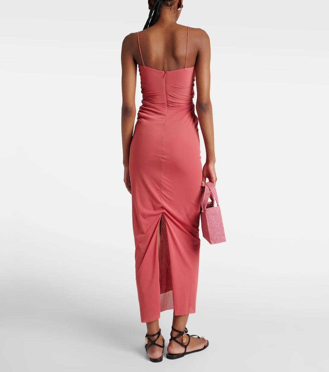 Christopher Esber - Molded Venus cutout mesh maxi dress