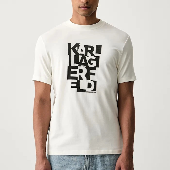 Karl Lagerfeld erkek pamuk elastan tişört