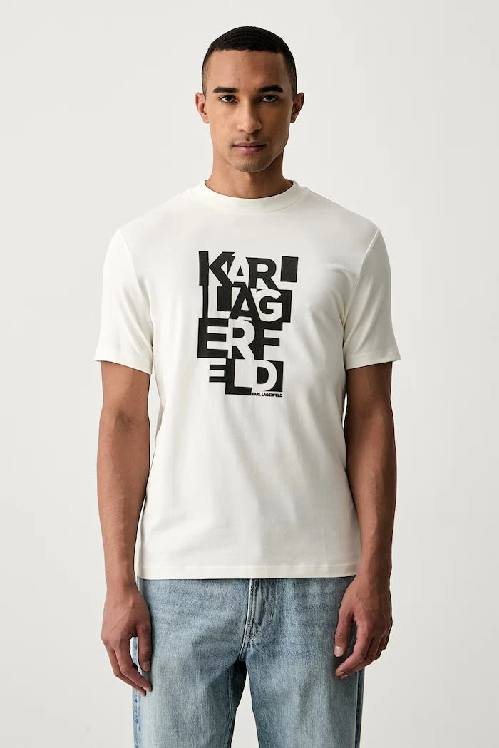 Karl Lagerfeld erkek pamuk elastan tişört