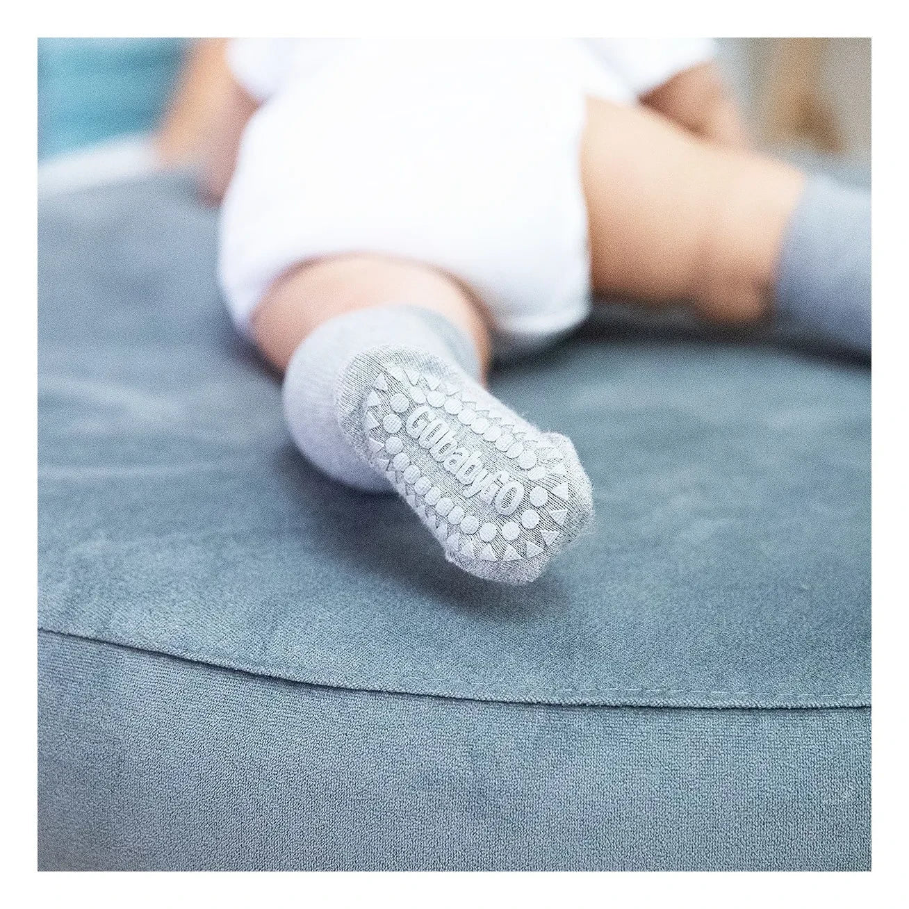 GOBABYGO - Non-Slip Cotton Socks | Grey