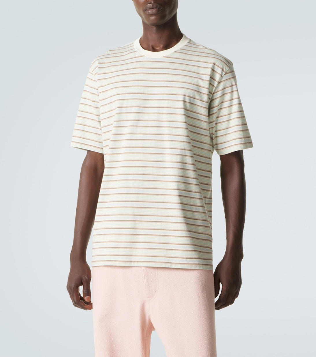 Auralee - Striped cotton jersey T-shirt