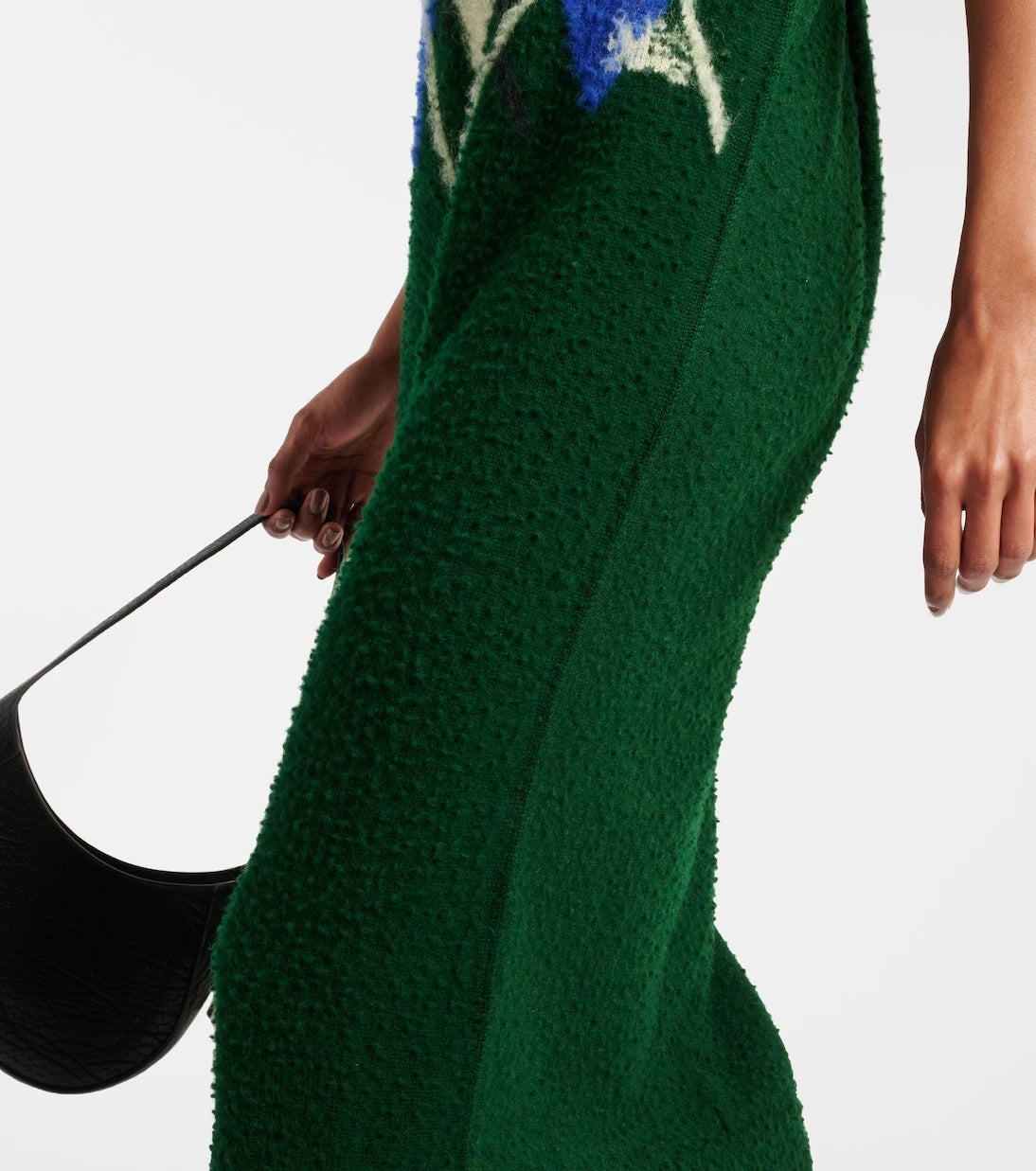 Burberry - Argyle wool maxi dress
