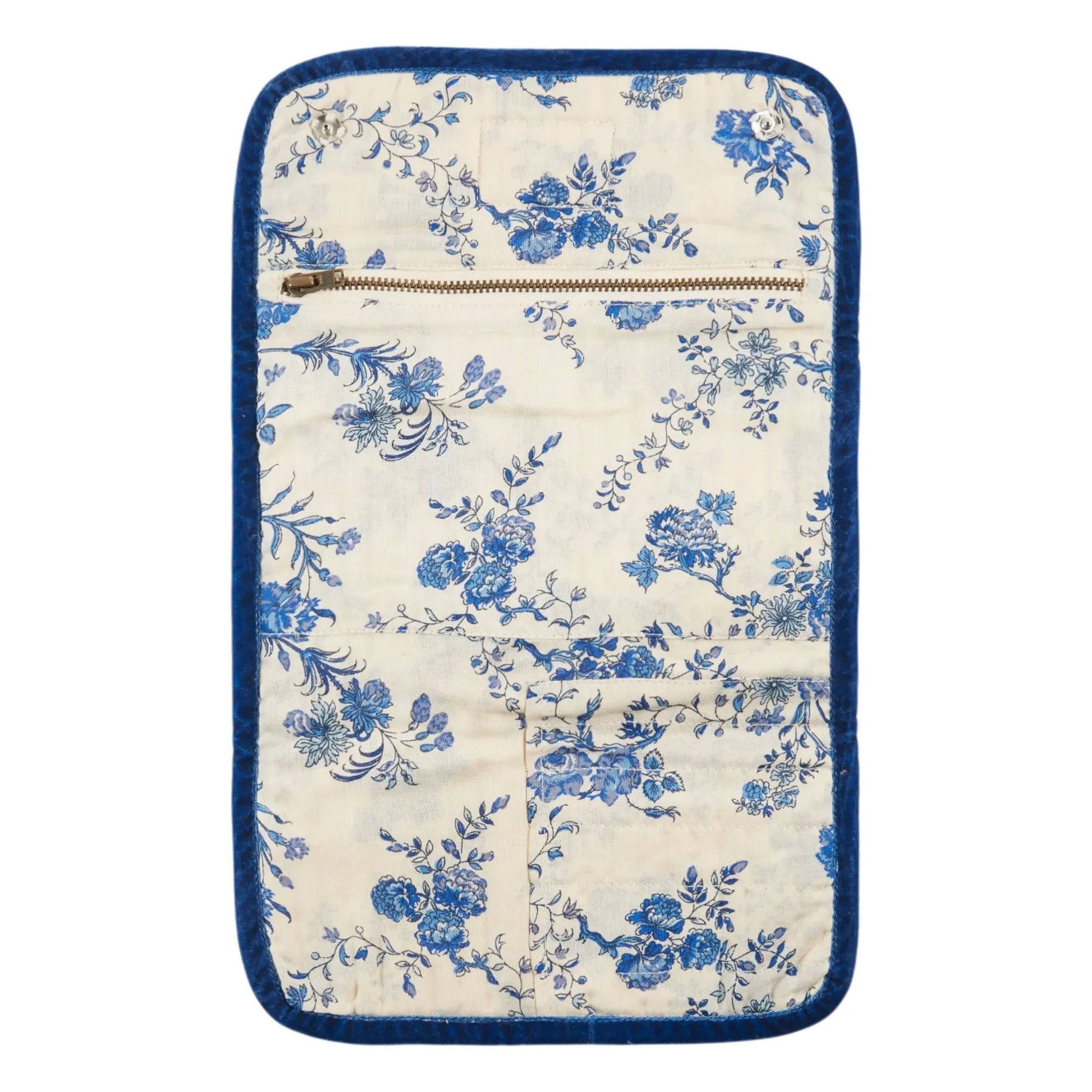 Emile et Ida - Pouch for make-up brushes | Blue