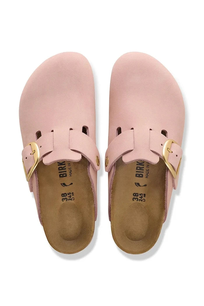 Birkenstock Kadın Nubuk Boston Big Buckle Terlik