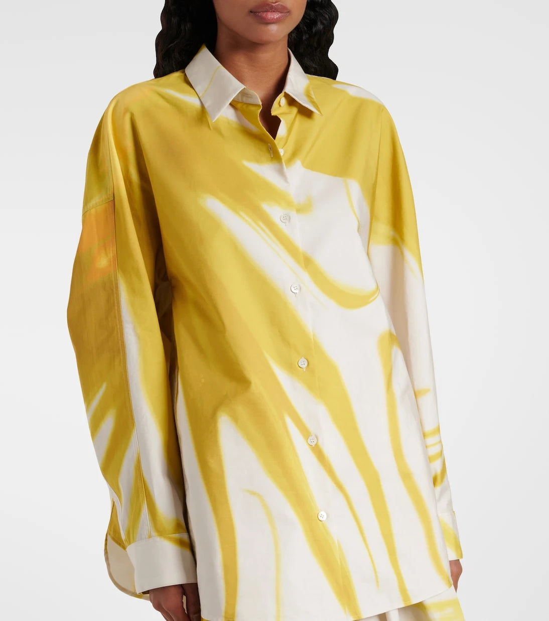 Dries Van Noten - قميص قطني مطبوع